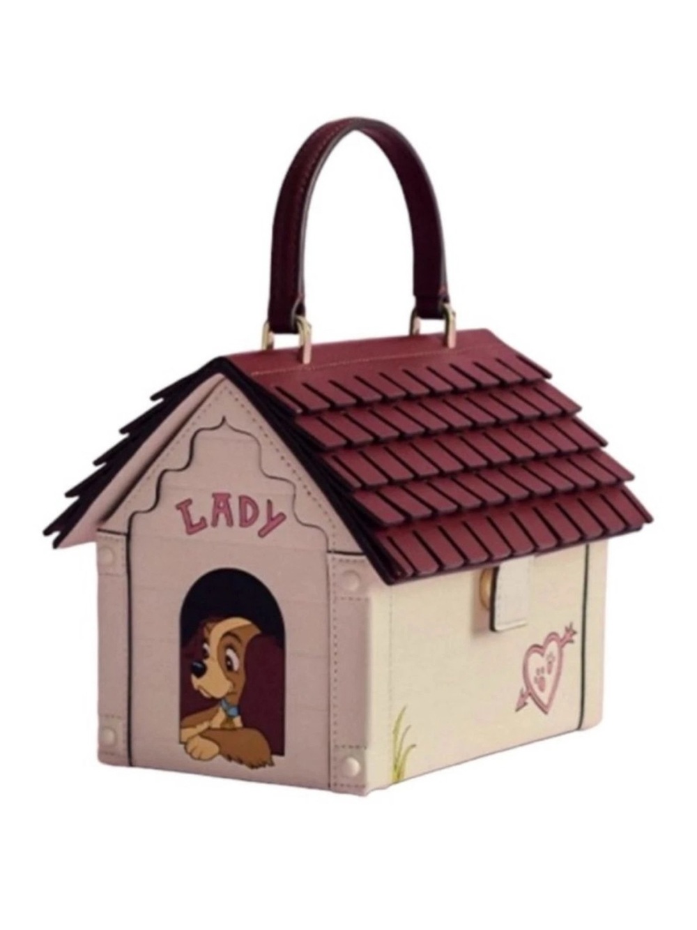 Kate Spade x Disney Lady and the Tramp novelty bag doghouse crossbody purse HTF